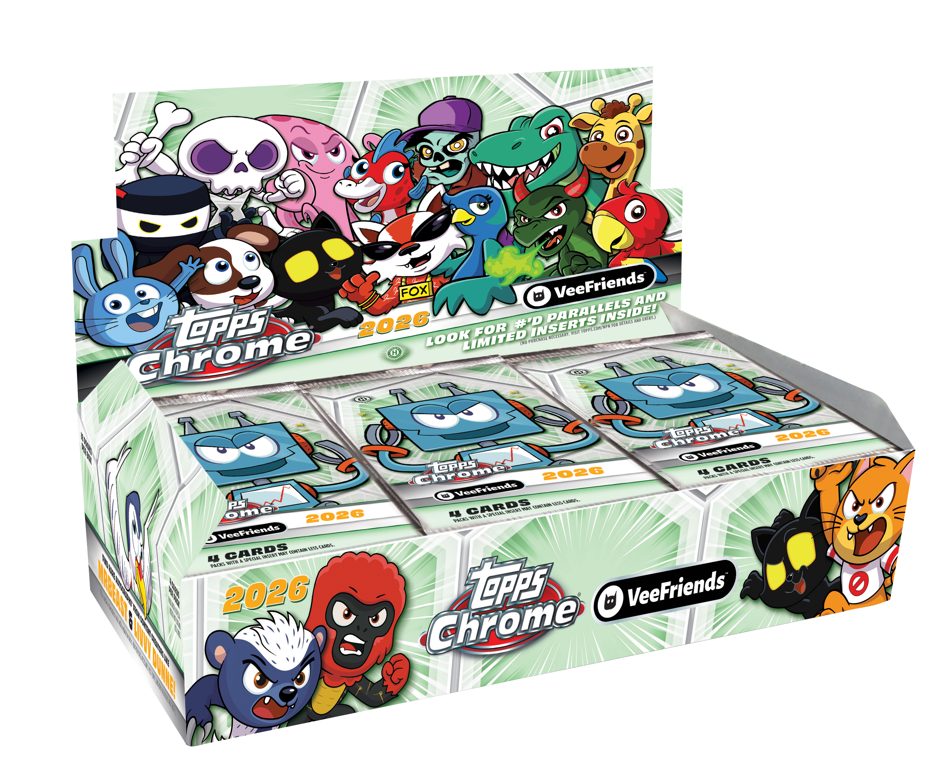 2026 Topps Chrome Veefriends  Hobby Box — Trading Cards