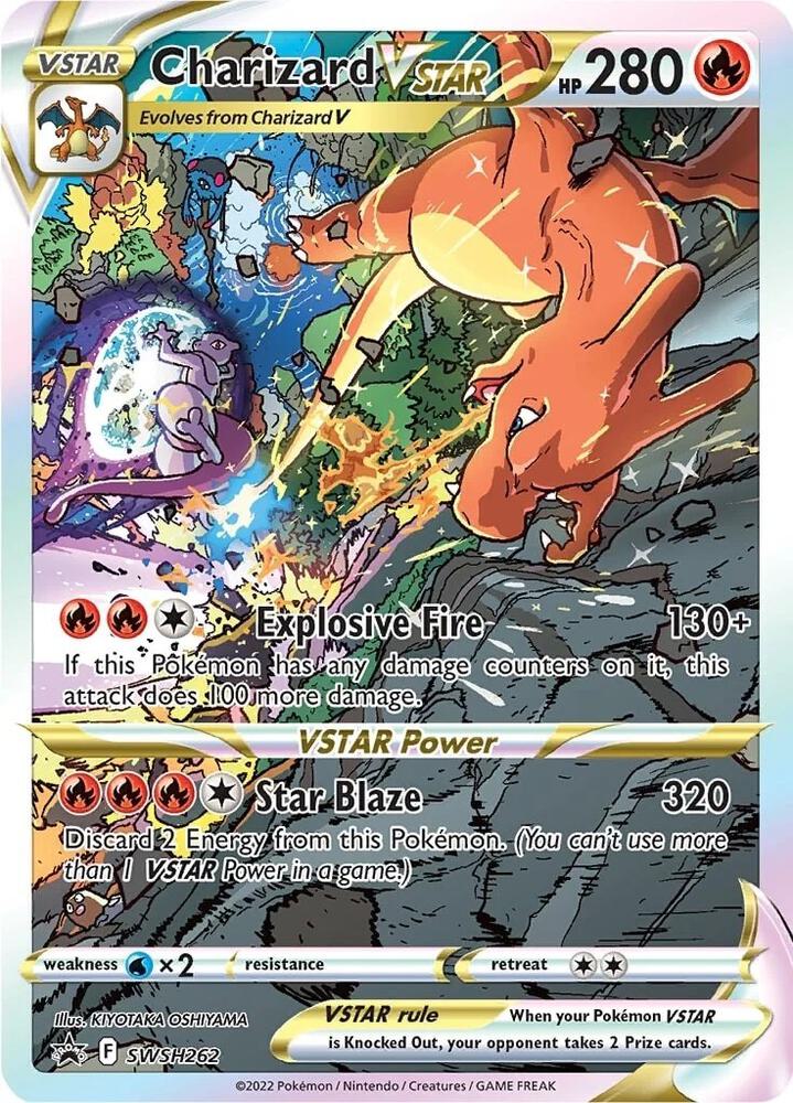 2022 Pokemon Charizard VSTAR SWSH262 Ultra Premium Collection PSA 9