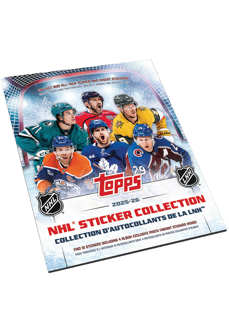 2025-26 Topps NHL Sticker Collection - Sticker Album — Sports Trading Cards