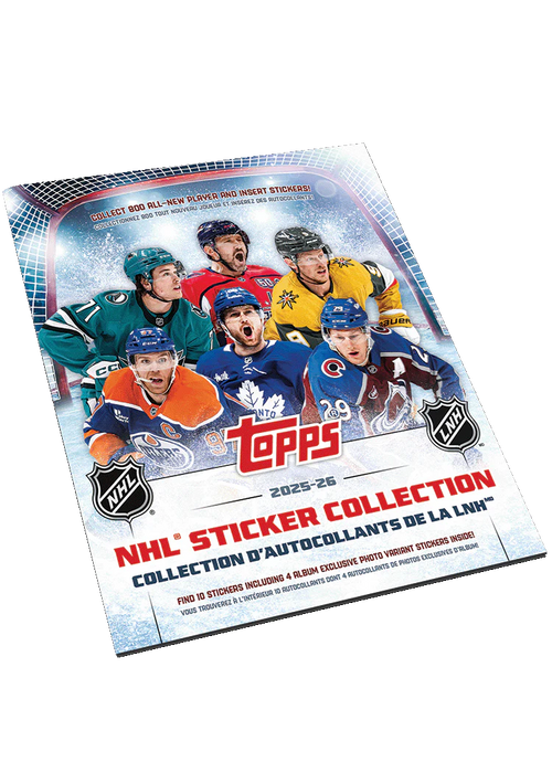 2025-26 Topps NHL Sticker Collection - Sticker Album — Sports Trading Cards