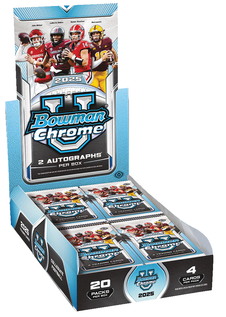 2025 Bowman University Chrome Football Hobby — Sports Trading Cards