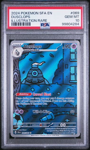 2024 Pokemon Scarlet & Violet Shrouded Fable IR Dusclops #69 PSA 10