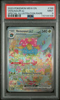 2023 POKEMON MEW EN-151 #198 VENUSAUR ex SPECIAL ILLUSTRATION RARE PSA 9