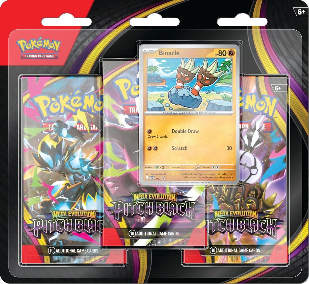 Pitch Black 3-Pack Blister [Binacle] - ME05: Pitch Black (ME05) — Trading Cards