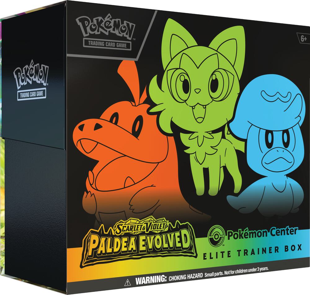 Pokemon TCG Scarlet & Violet Paldea Evolved Pokemon Center Elite Trainer Box - ETB