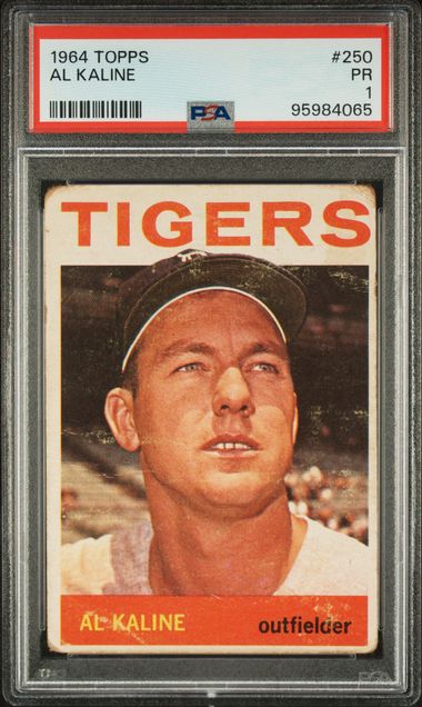 1964 Topps Al Kaline #250 PSA 1 PR HOF Detroit Tigers