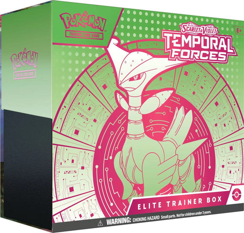 Pokemon Scarlet & Violet Temporal Forces Elite Trainer Box [Iron Leaves ex] - SV05: Temporal Forces (TEF)