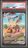 2021 Pokemon Sword & Shield Evolving Skies Alt Art Leafeon VMAX #205 PSA 10