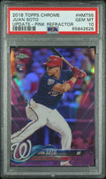 2018 Topps Chrome Update Juan Soto Pink Refractor #HMT55 PSA 10