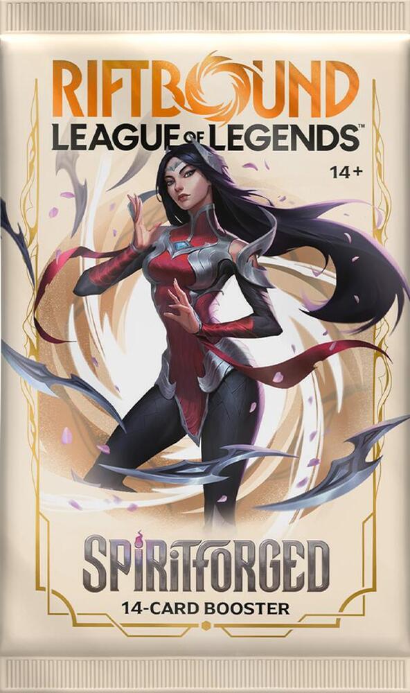 Riftbound League Of Legends LOL Spiritforged - Sleeved Booster Pack - Spiritforged (SPF) — Trading Cards