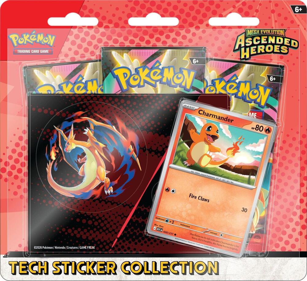 Mega Evolution: Ascended Heroes Tech Sticker Collection - ME: Ascended Heroes (ASC) — Pokemon