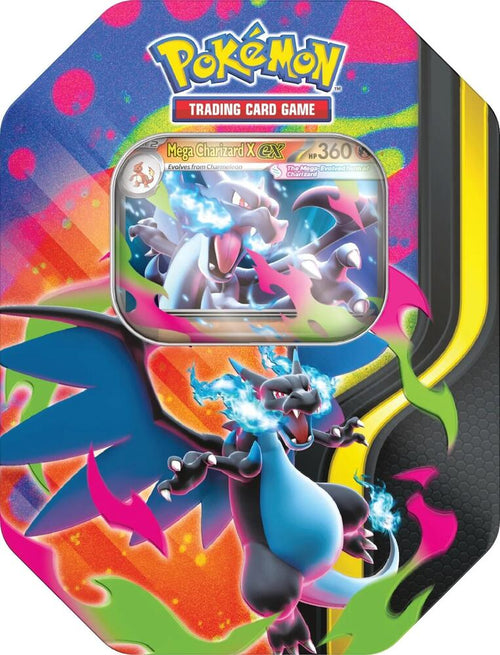 Pokemon Mega Charizard Tin ( Promo / Artwork may vary )