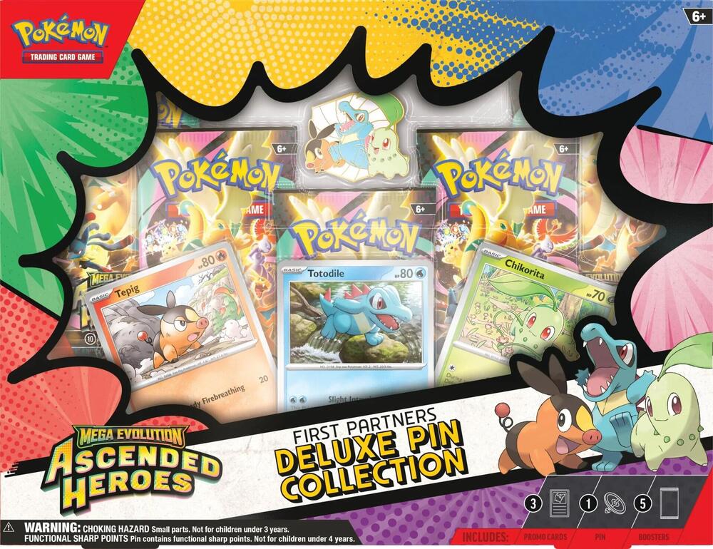 Ascended Heroes First Partners Deluxe Pin Collection - ME: Ascended Heroes (ASC) — Pokemon