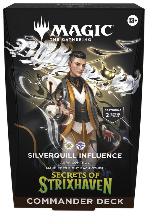 Secrets of Strixhaven Commander Deck - Silverquill Influence - Commander: Secrets of Strixhaven (SOC) — Magic the gathering