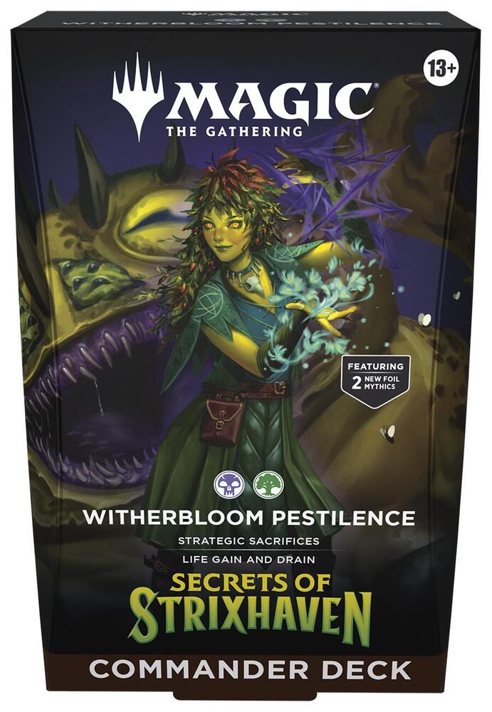 Secrets of Strixhaven Commander Deck - Witherbloom Pestilence - Commander: Secrets of Strixhaven (SOC) — Magic the gathering
