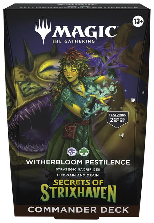 Secrets of Strixhaven Commander Deck - Witherbloom Pestilence - Commander: Secrets of Strixhaven (SOC) — Magic the gathering