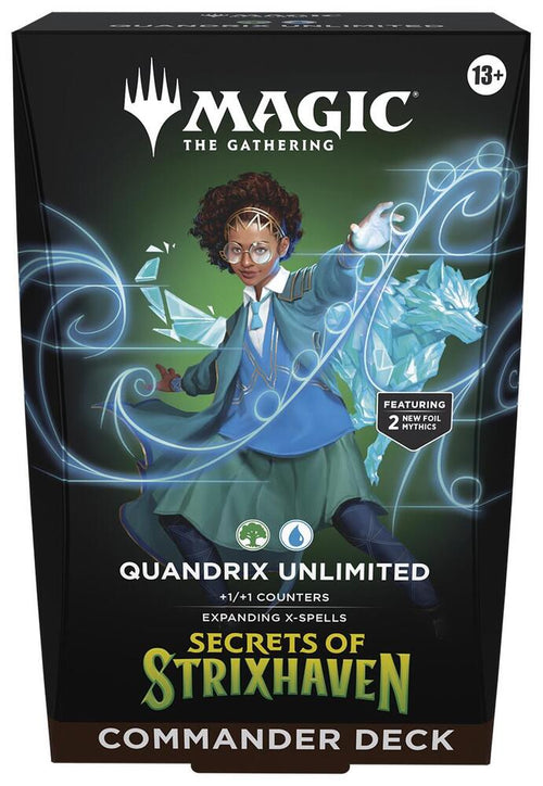 Secrets of Strixhaven Commander Deck - Quandrix Unlimited - Commander: Secrets of Strixhaven (SOC) — Magic the gathering