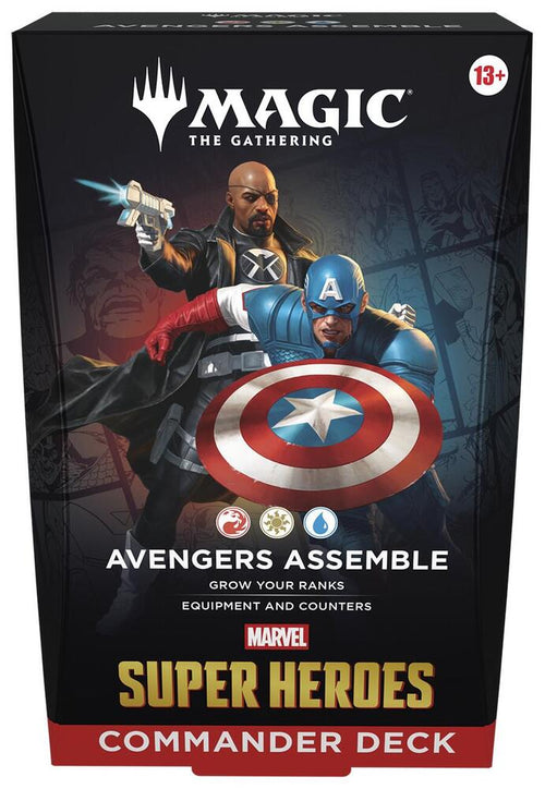 Magic The Gathering MTG Marvel Super Heroes Commander Deck - Avengers Assemble - Commander: Marvel Super Heroes (MSC)