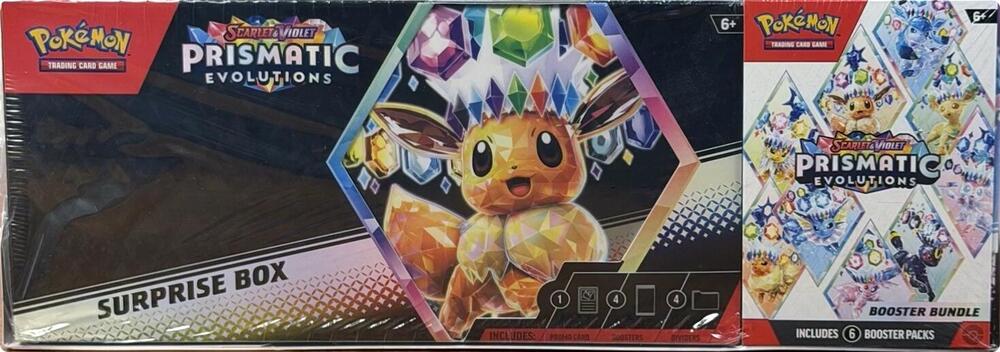 Prismatic Evolutions Booster Bundle + Surprise Box Bundle - SV: Prismatic Evolutions (PRE) — Pokemon