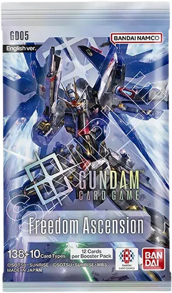 Gundam Freedom Ascension Sleeved Booster Pack - Freedom Ascension (GD05)
