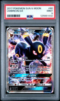 2017 POKEMON SUN & MOON 80 UMBREON GX PSA 9