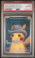 2023 POKEMON SVP EN-SV BLACK STAR PROMO #085 PIKACHU/GREY FELT HAT POKEMON X VAN GOGH PSA 10