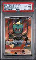 2025 POKEMON MEG EN-MEGA EVOLUTION #146 MARSHADOW ILLUSTRATION RARE PSA 10
