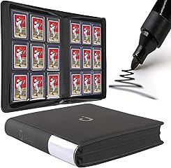 Top Loader Binder, Holds 288 Cards - 9 Pocket Top Loader Binder for 3" x 4" Rigid Card Holders for Trading Cards or Sports Ca