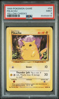 1999 Pokemon Game Yellow Cheeks #58 Pikachu PSA 9