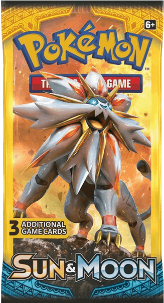 Pokemon Sun & Moon Mini Booster Pack - 3 Card Pack