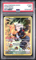 2022 Pokemon SWSH Lost Origin Pikachu Trainer Gallery #TG05/TG30 PSA 9