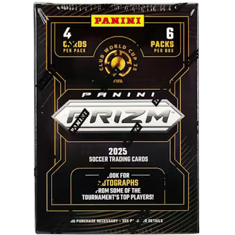 2025 Panini Prizm FIFA Club World Cup Soccer 6-Pack Blaster Box — Sports Trading Cards
