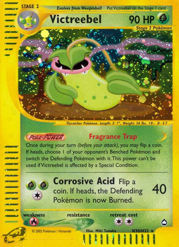 2003 Pokemon Aquapolis Holo Victreebel #H30 PSA 9
