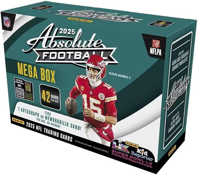 2025 Absolute Football Mega Box — Sports Trading Cards