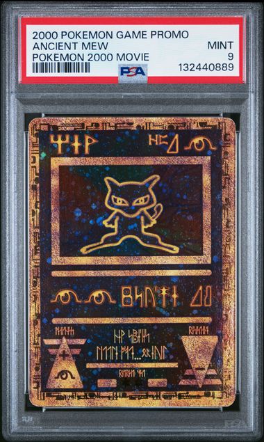 2000 POKEMON GAME MOVIE ANCIENT MEW POKEMON 2000 MOVIE PSA 9