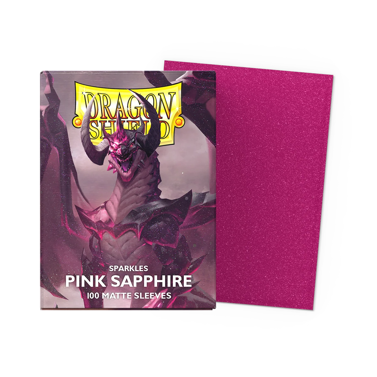 Dragon Shield 100 Count Box Matte Pink Sapphire - Dragon Shield Card Sleeves