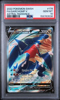2022 Pokemon Sword & Shield Astral Radiance Full Art Garchomp V #178 PSA 10