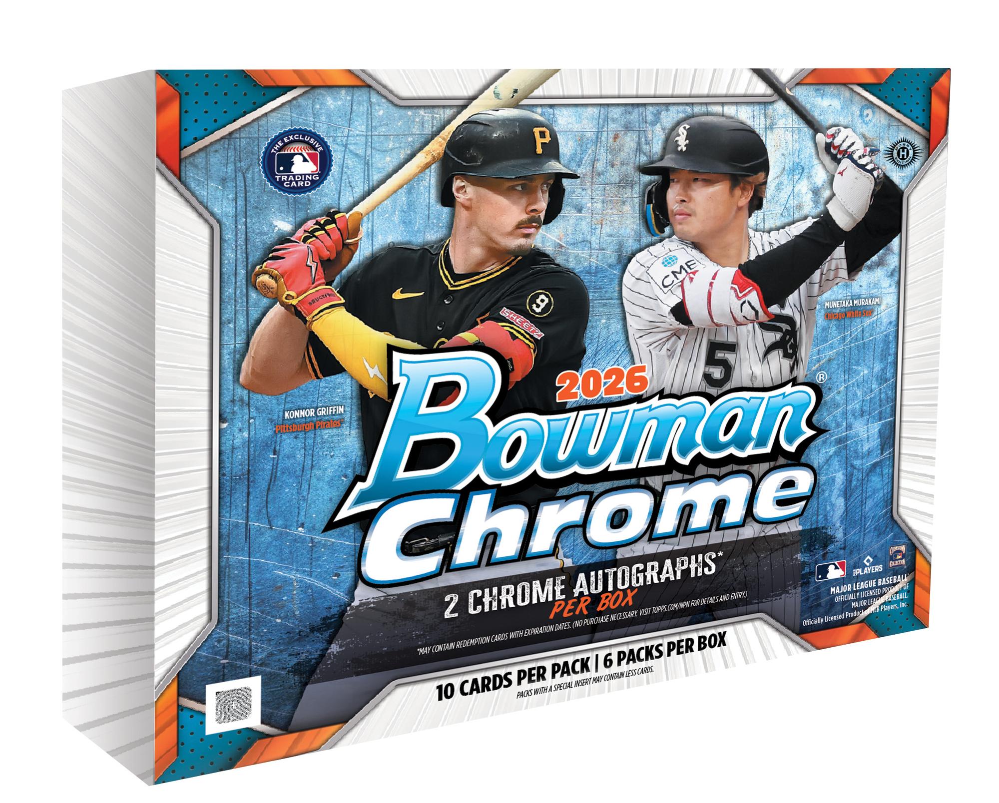 2026 Bowman Chrome Baseball Hobby Box