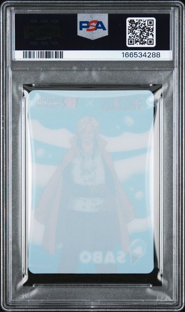 2025 ONE PIECE X BASKIN ROBBINS ONE PIECE CAMPAIGN COLLECTION CARDS SABO PSA 10
