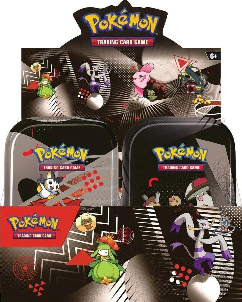 Unova Mini Tin Display - SV: Black Bolt — Trading Cards
