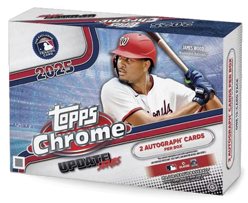 2025 Topps Chrome Update Series Breakers Delight Box — Sports Trading Cards
