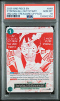 2025 ONE PIECE 3RD ANNIVERSARY! ONE PIECE CARD TREASURE CAMPAIGN PACK #040 STRONG/ALL OUT/START PSA 10