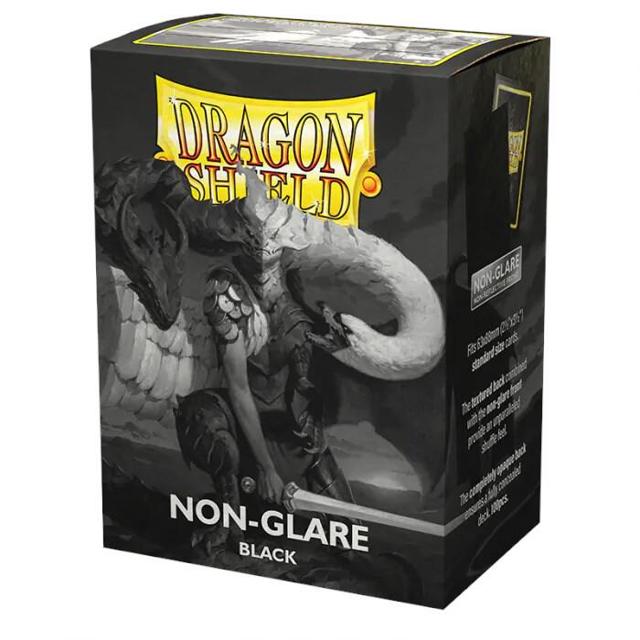 Dragon Shield 100 Count Box Matte Non Glare Black - Dragon Shield Card Sleeves — Supplies