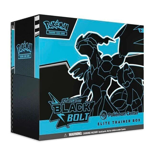 Pokémon Black Bolt Pokemon Center Elite Trainer Box (Exclusive) - SV: Black Bolt (BLK) — Trading Cards