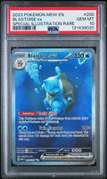 2023 POKEMON MEW EN-151 200 BLASTOISE EX SPECIAL ILLUSTRATION RARE - PSA 10