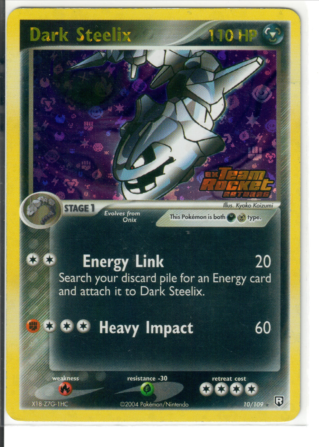 Dark Steelix - Team Rocket Returns (RR) — Pokemon