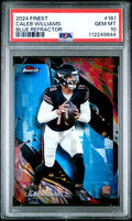 2024 TOPPS FINEST #161 CALEB WILLIAMS BLUE REFRACTOR PSA 10 — Sports Trading Cards