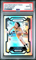 2024 PANINI PRIZM DRAFT PICKS #57 CAITLIN CLARK SILVER PRIZM PSA 10 — Sports Trading Cards