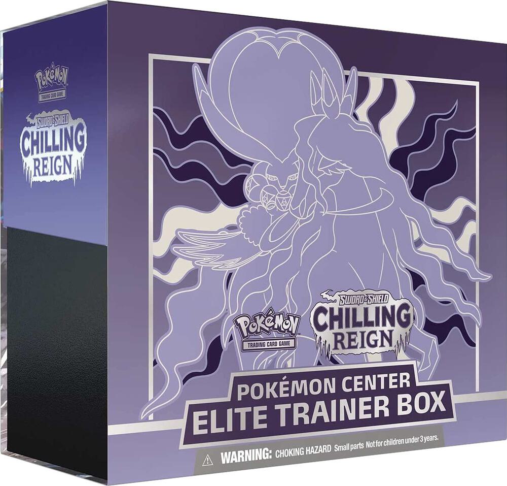 Chilling Reign Pokemon Center Elite Trainer Box [Shadow Rider Calyrex] (Exclusive) - SWSH06: Chilling Reign (SWSH06) — Tradin