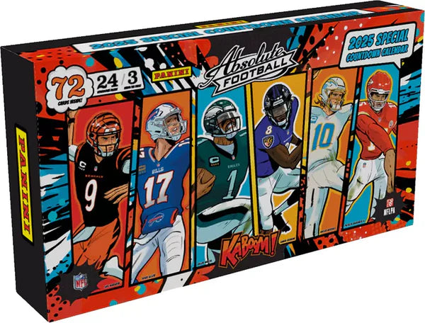 2025 Absolute Football Countdown Calendar — Trading Cards